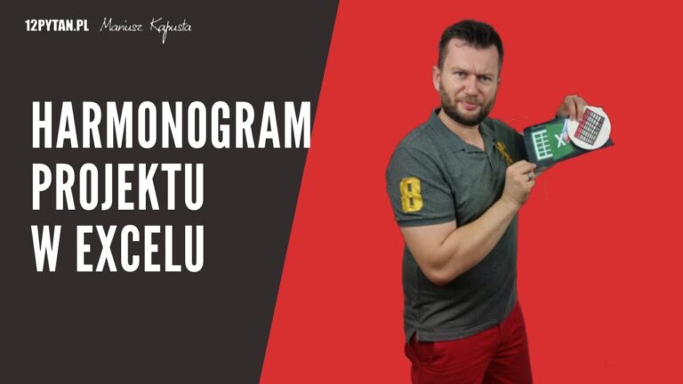Harmonogram robót budowlanych w Excel – gotowy wzór